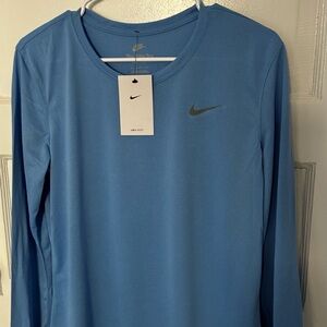 Nike Women's Light Blue Dri-FIT Tee